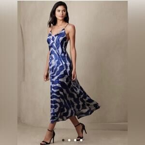 Banana Republic Factory Satin Bandeau Maxi Dress